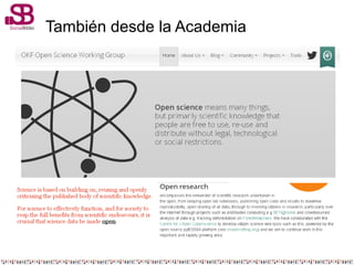 También desde la Academia
 