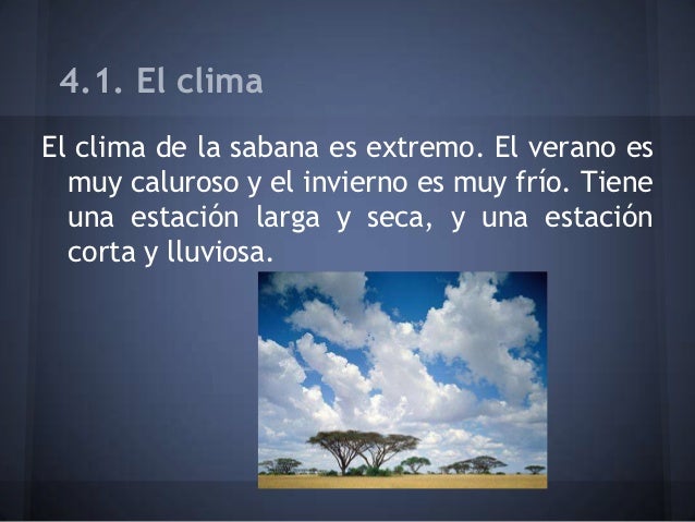 La sabana