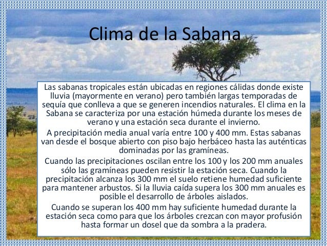 La sabana