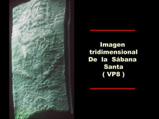 Imagen
tridimensional
De la Sábana
Santa
( VP8 )
 