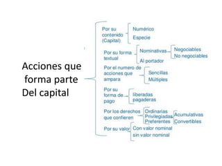 Acciones que
forma parte
Del capital
 