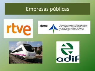 Empresas públicas
 