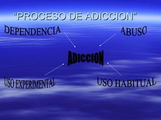“PROCESO DE ADICCION”
 