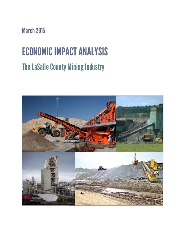 Economic Impact Analysis The LaSalle County Mining Industry