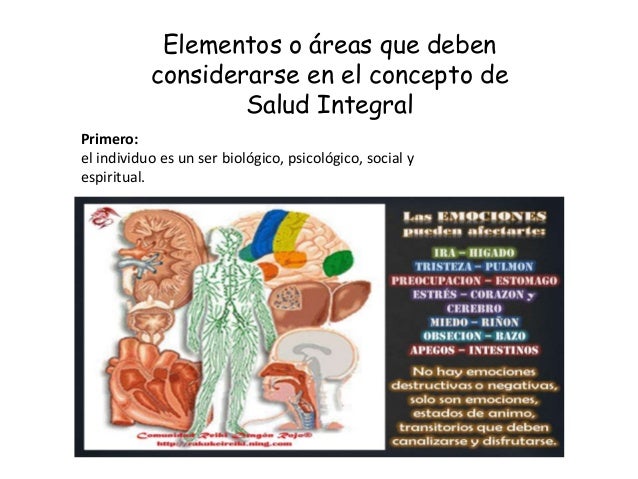 Mi precentacion sobre La salud integral