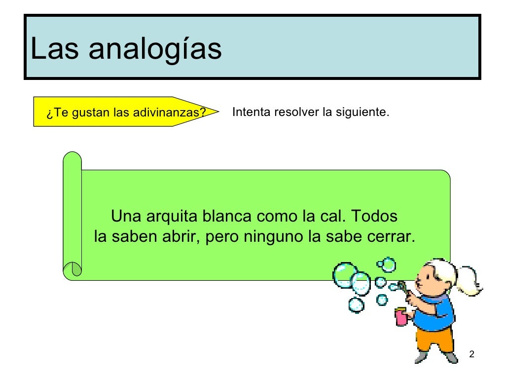 Que ES Una Analogia