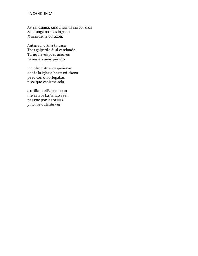 La sandunga