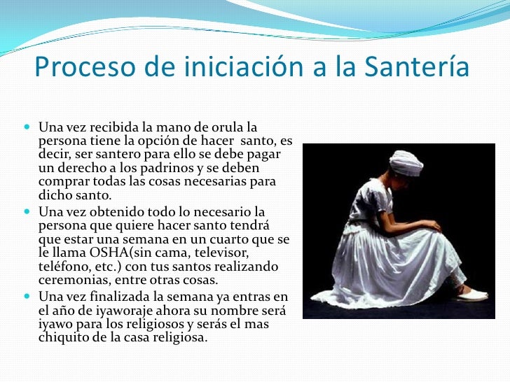 La santería PHCR