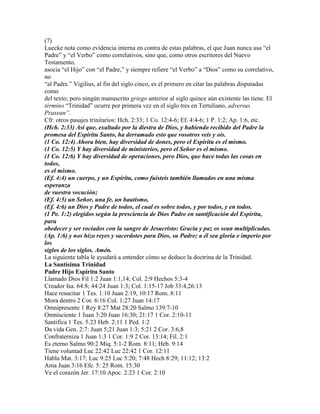 La santisima trinidad