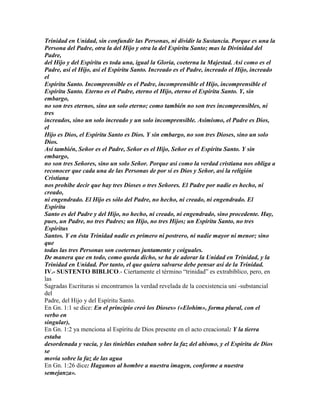 La santisima trinidad