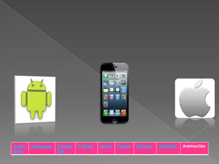 Angry
Birds

Instagram

Temple
Run

G.Maps

Itunes

Zedge

Shazam

Afterlight

Animación

 