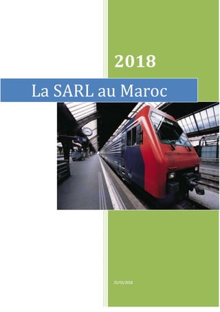 2018
25/01/2018
La SARL au Maroc
 
