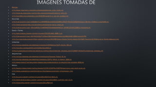 • PINTURA:
• HTTP://WWW.THEARTWOLF.COM/ARTICLES/IMPRESSIONISM/VAN_GOGH_STARRY.JPG
• HTTP://WWW.BELLOMAGAZINE.COM/FILES/BELLOMAGAZINE/IMAGEPICKER/1/EL-GRITO.JPG
• HTTP://XGFK10RLR.FILES.WORDPRESS.COM/2010/09/MAGRITTE-EL-HIJO-DEL-HOMBRE1.JPG
•
• HTTP://1.BP.BLOGSPOT.COM/-LAWEB8XR7OK/UXMP8N3BVPI/AAAAAAABFDS/45LI7Y70OSQ/S1600/FERNANDO+BOTERO+%28ESCULTURAS%292.JPG
• HTTP://WWW.DIASDEHISTORIA.COM.AR/USERFILES/IMAGE/DAVID-MIGUEL-ANGEL.JPG
• HTTP://2.BP.BLOGSPOT.COM/--IDOAQR91DC/TLWDDANTETI/AAAAAAAACXY/_IVVWCG2TH4/S1600/EL+PENSADOR.JPG
•
• HTTP://DEROJOAROSA.COM/WP-CONTENT/UPLOADS/2013/01/IMG_9880-1.JPG
• HTTP://3.BP.BLOGSPOT.COM/-UOJYNJ31IQQ/TF15DBUC00I/AAAAAAAAAGG/AQH8BIVJ4P8/S1600/OLGA113.JPG
• HTTP://CULTURACOLIMA.GOB.MX/V2/WP-CONTENT/UPLOADS/2013/09/VERSUS-DANZA-TEATRO-PRESENT%C3%B3-TRAPOTITL%C3%A1N-EN-EL-TEATRO-HIDALGO-3.JPG
•
• HTTP://UPLOAD.WIKIMEDIA.ORG/WIKIPEDIA/COMMONS/2/20/MIROSLAV%27S_GOSPEL_001.JPG
• HTTP://CDE.PERU.COM/IMA/0/0/5/1/5/515461/611X458.JPG
• HTTPS://CLASEDELENGUAYLITERATURA.WIKISPACES.COM/FILE/VIEW/LITERATURA_UNIVERSAL.JPG/171305077/423X371/LITERATURA_UNIVERSAL.JPG
•
• HTTP://UPLOAD.WIKIMEDIA.ORG/WIKIPEDIA/COMMONS/E/EE/SAGRADA_FAMILIA_01.JPG
• HTTP://UPLOAD.WIKIMEDIA.ORG/WIKIPEDIA/COMMONS/C/C8/TAJ_MAHAL_IN_MARCH_2004.JPG
• HTTP://WWW.FONDOS7.NET/WALLPAPER-ORIGINAL/WALLPAPERS/MODELOS-DE-ARQUITECTURA-MODERNA-9926.JPG
•
• HTTP://IMAGES.FORWALLPAPER.COM/FILES/IMAGES/1/123F/123F674A/126374/PIANO-BLACK-AND-WHITE-MUSIC.JPG
• HTTP://WWW.LAGRANEPOCA.COM/SITES/DEFAULT/FILES/IMAGECACHE/NODO_FOTOS/MUSICA_2.JPG
•
• HTTP://ELCLAVO.COM/WP-CONTENT/UPLOADS/2012/02/STAR-WARS.JPG
• HTTP://WWW.REVISTACODIGO.COM/WP-CONTENT/UPLOADS/2013/08/CI_SLAPSTICK-CINE_12.JPG
• HTTP://CINESCOPIA.COM/WP-CONTENT/UPLOADS/2011/06/4.JPG
 