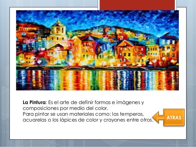 Las artes plásticas y su clasificación 2° grado