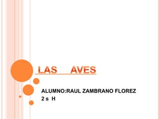 ALUMNO:RAUL ZAMBRANO FLOREZ
2s H
 