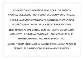 Las bienaventuranzas