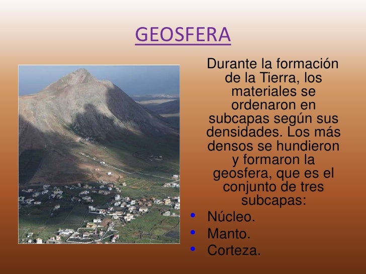 capas de la tierra formacion