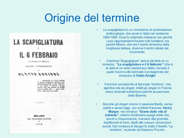 La scapigliatura milanese