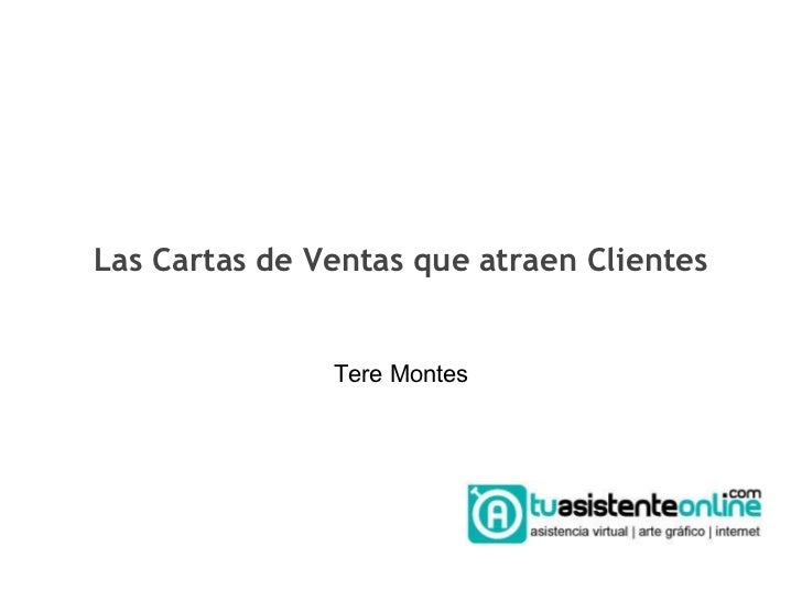 carta de ventas