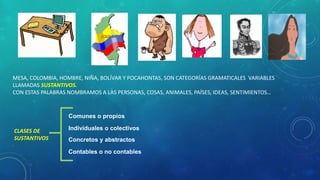 Las Categorias Gramaticales
