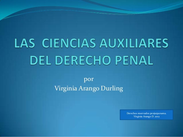 Las ciencias auxiliares