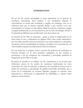 Las ciencias sociales y las tics en el aula de clase | PDF