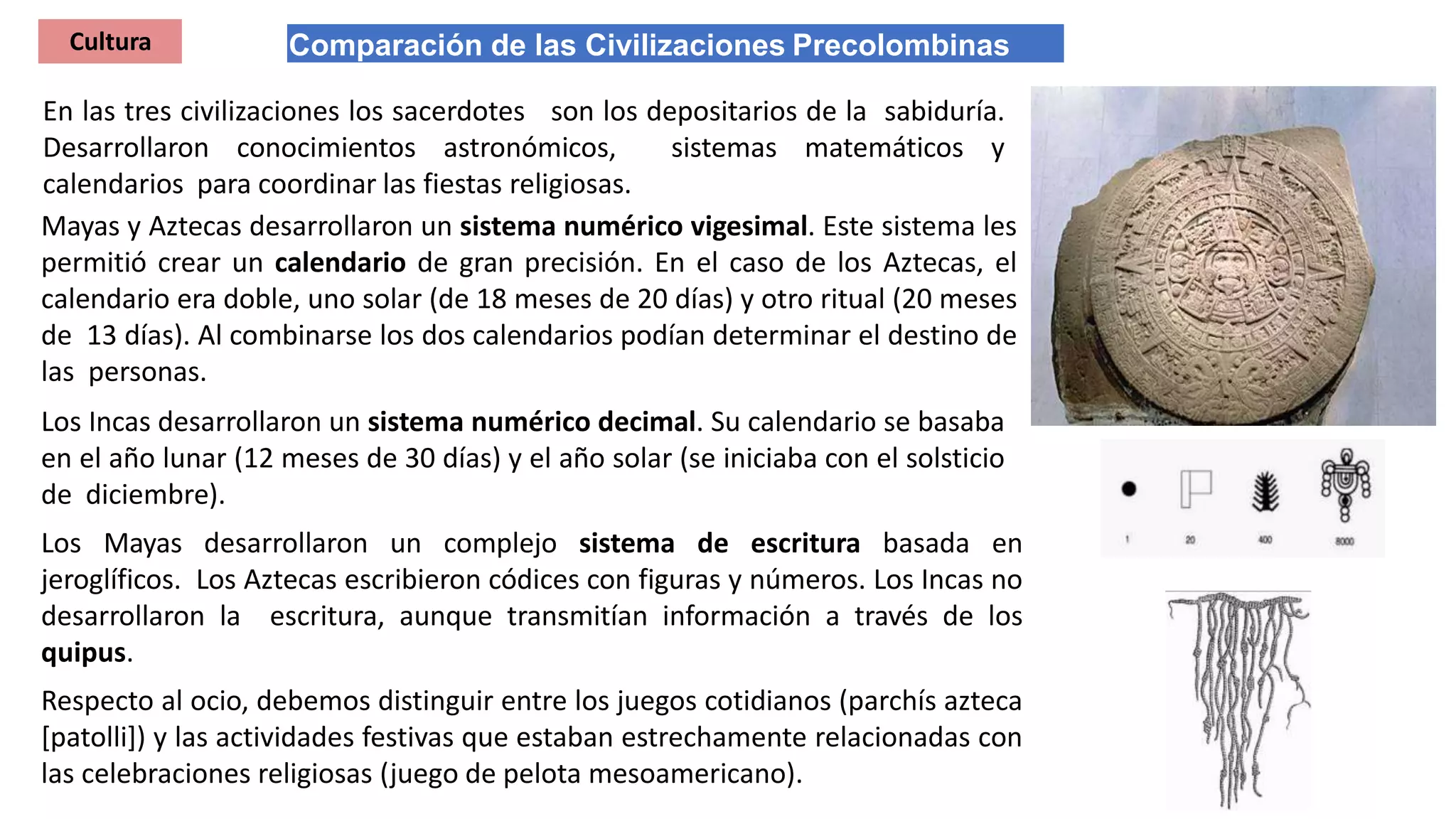 Las Civilizaciones Precolombinas: aztecas, incas y mayas | PPTX