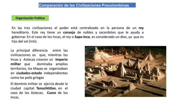 Las Civilizaciones Precolombinas: aztecas, incas y mayas | PPTX