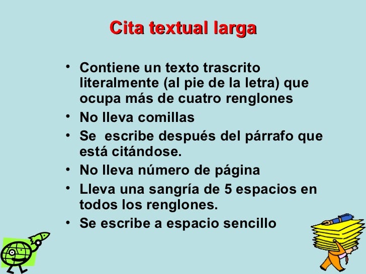 Las citas bibliograficas