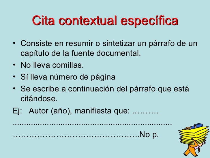 Las citas bibliograficas