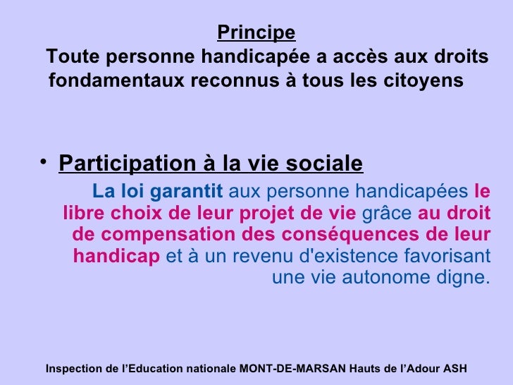 La Scolarisation Des Eleves En Situation De Handicap Visite Europeenne