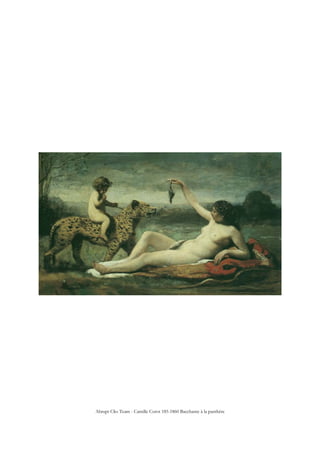 Abrupt Clio Team - Camille Corot 185-1860 Bacchante à la panthère
 