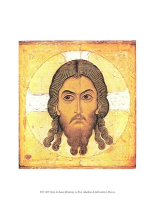 1101 1200 Christ du Suaire Détrempe sur Bois cathédrale de la Dormition Moscou
 