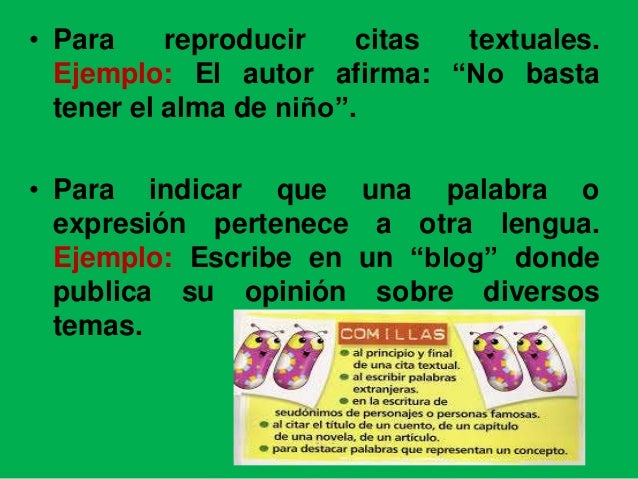 Ejemplos Del Perfil De Citas Textuales Con Comillas Para