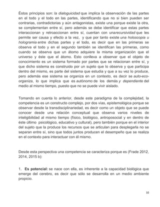 Las competencias y el paradigma de la complejidad | PDF