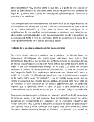 Las competencias y el paradigma de la complejidad | PDF