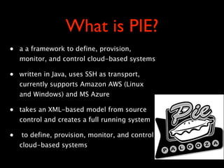 Coding Secure Infrastructure in the Cloud using the PIE framework | PDF