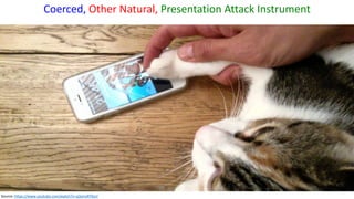 Source: https://www.youtube.com/watch?v=q3ymzRYXezI
Coerced, Other Natural, Presentation Attack Instrument
 