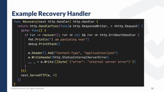 © 2023 Verosint. All rights reserved.
Example Recovery Handler
18
 