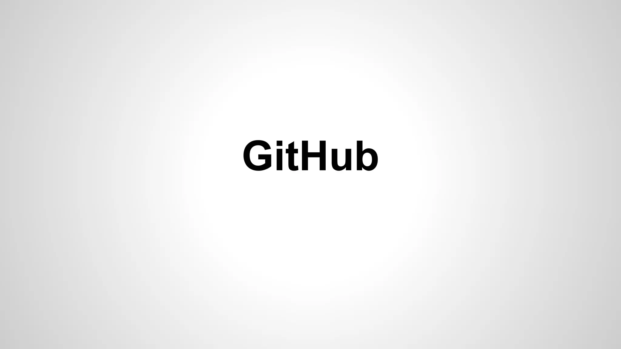 GitHub 
 