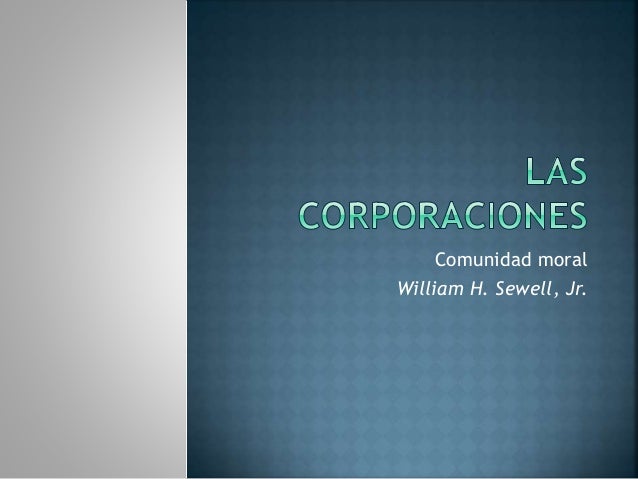Las corporaciones