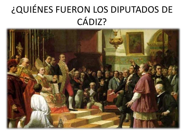 Las cortes de cádiz constitución 1812
