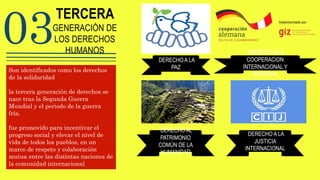 Las cuatro generaciones de los derechos humanos y | PPTX