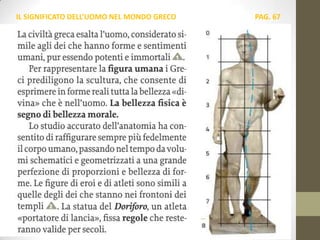 IL SIGNIFICATO DELL’UOMO NEL MONDO GRECO PAG. 67
 