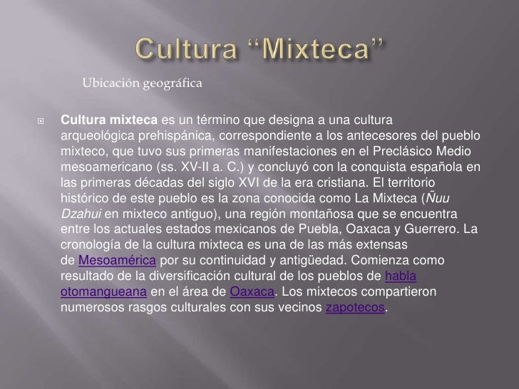 Las culturas