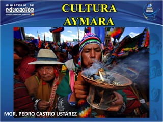 CULTURA 
AYMARA 
MGR. PEDRO CASTRO USTAREZ 
 