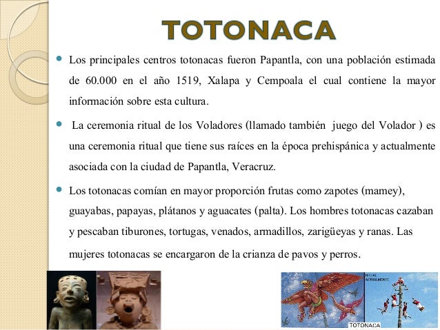 Las culturas de méxico (Tolteca, Tarasca y Totonaca)