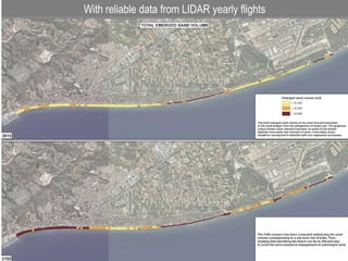 With reliable data from LIDAR yearly flights
 