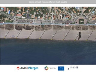 Same azimuth makes different fetch lengths
 