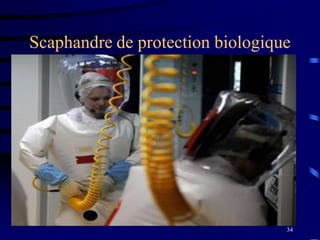34
Scaphandre de protection biologique
 